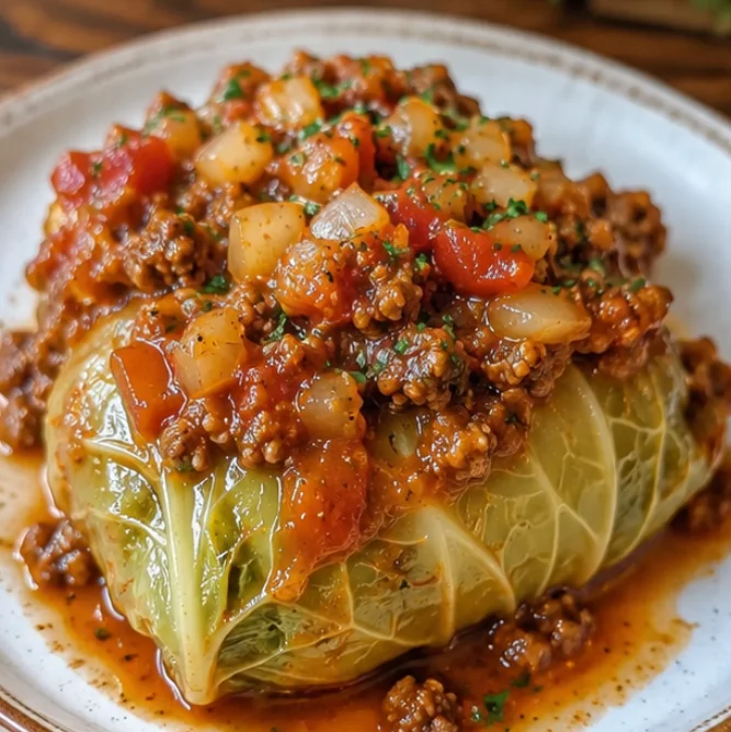 Stuffed Cabbage Roll Casserole