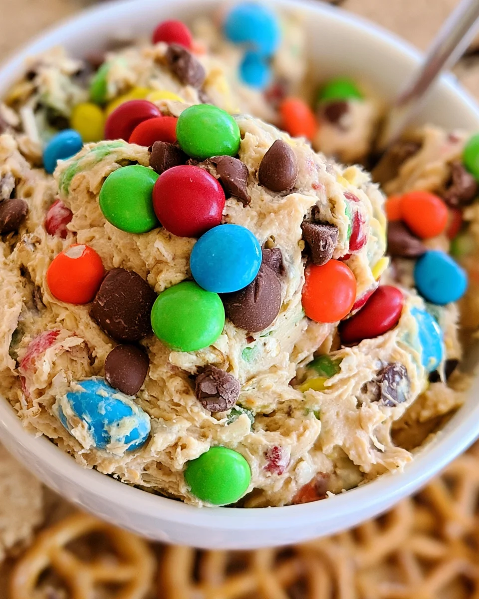 Monster Cookie Dough Dip