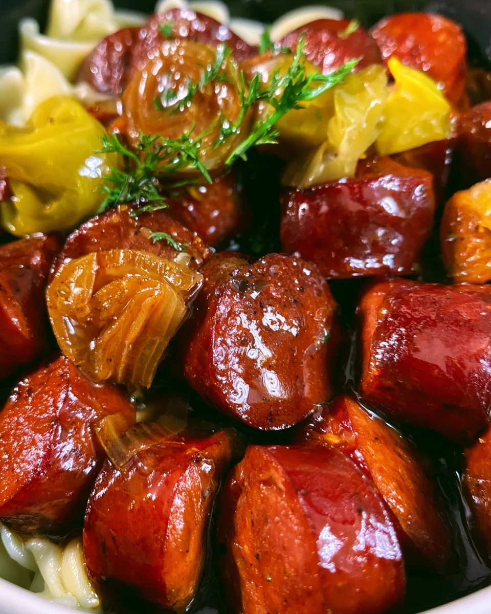 Crock Pot Mississippi Kielbasa