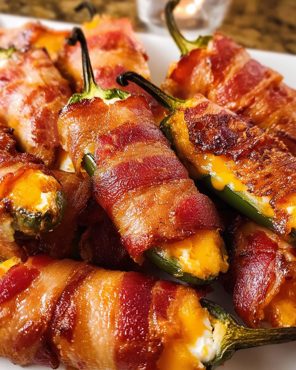 Bacon Wrapped Jalapeno Poppers