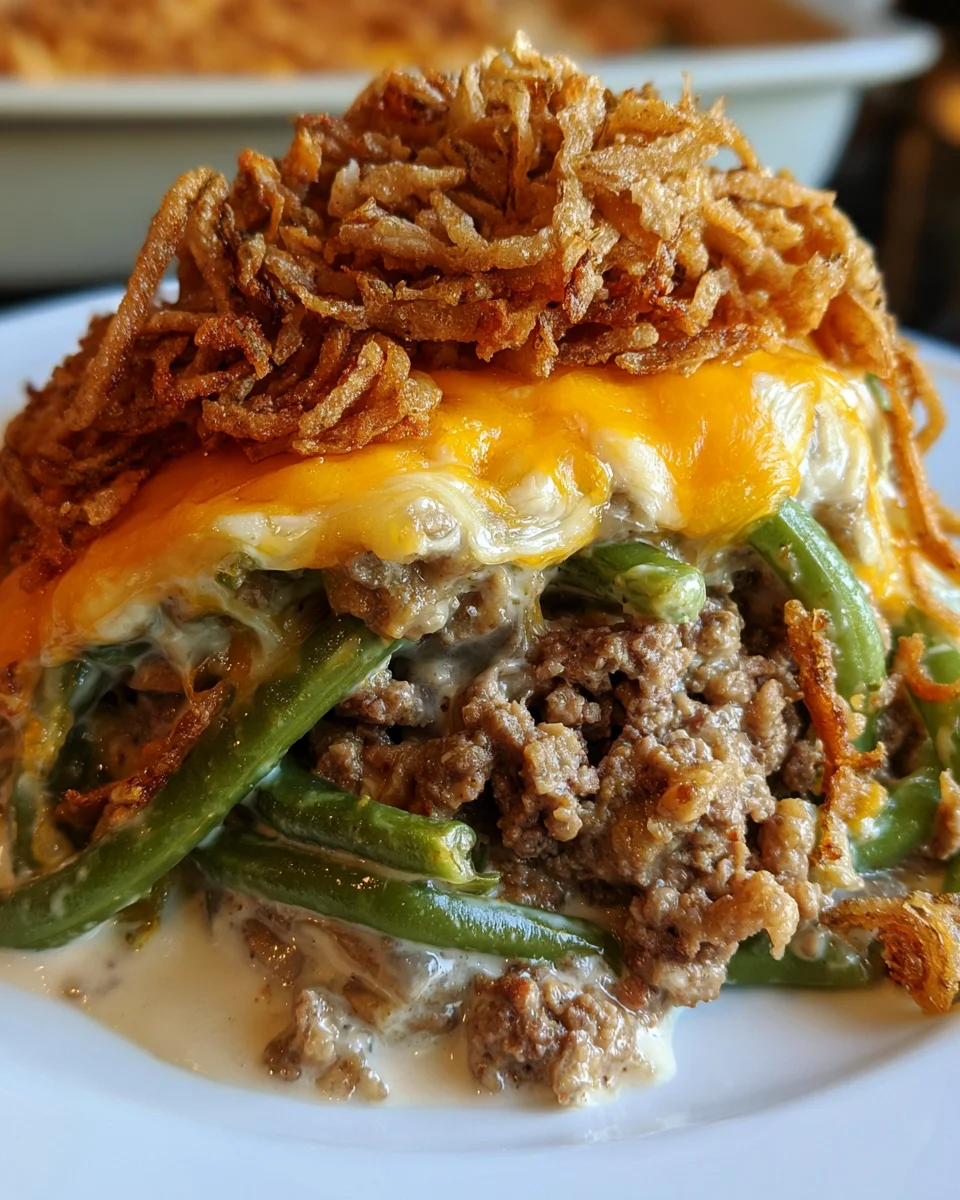 Hamburger Green Bean Casserole