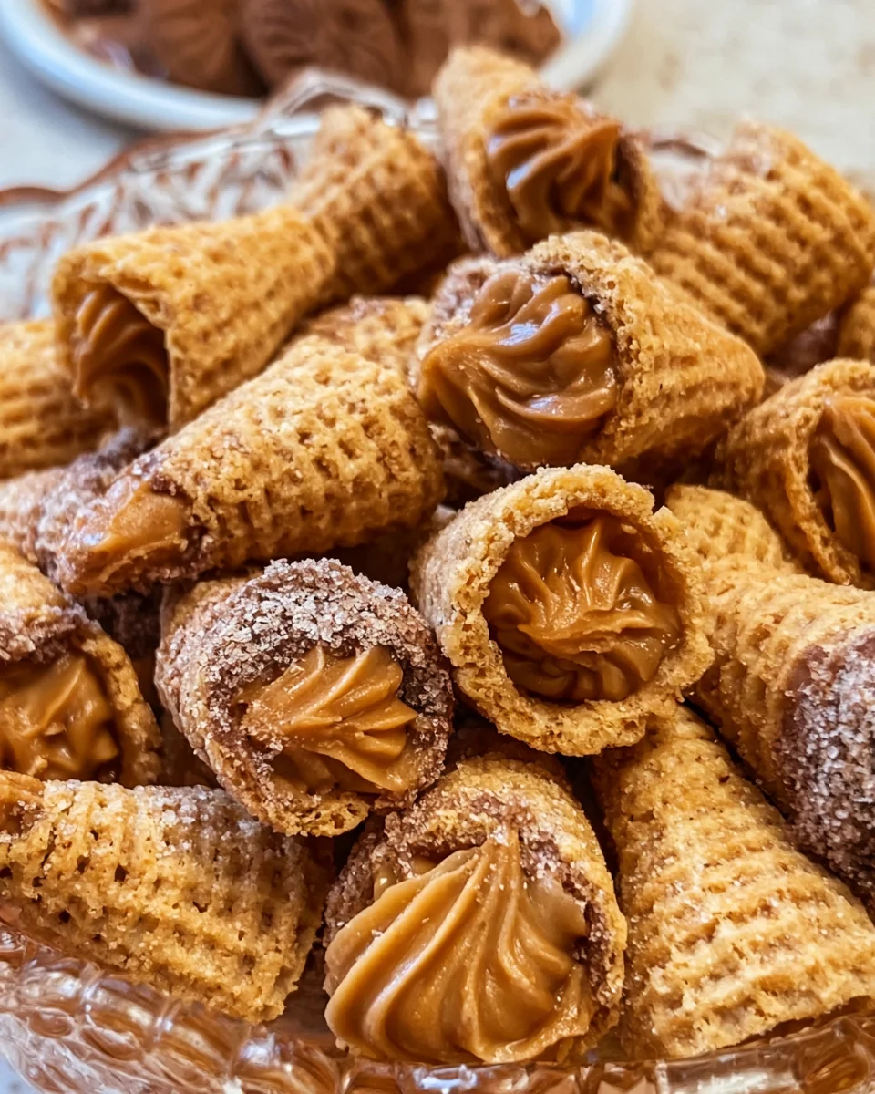 Peanut Butter Bugle Bites