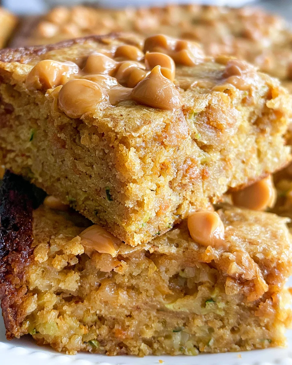 Butterscotch Zucchini Bars