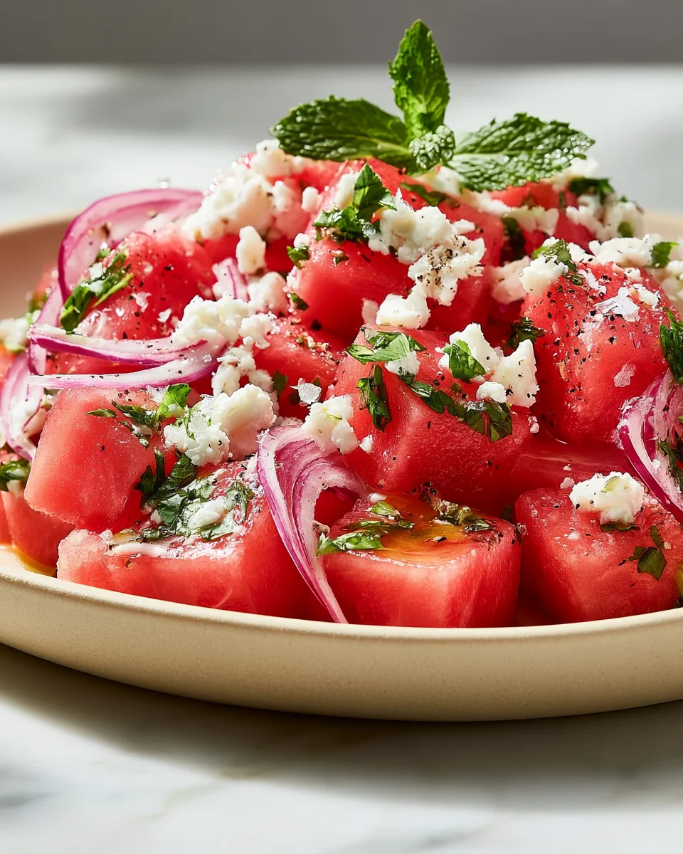 Watermelon and Feta Salad