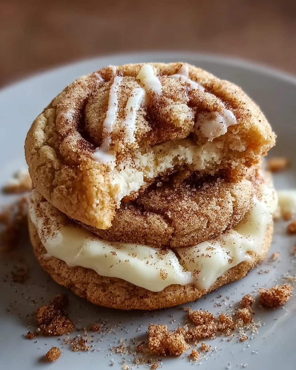 Cinnamon Roll Cheesecake Cookies