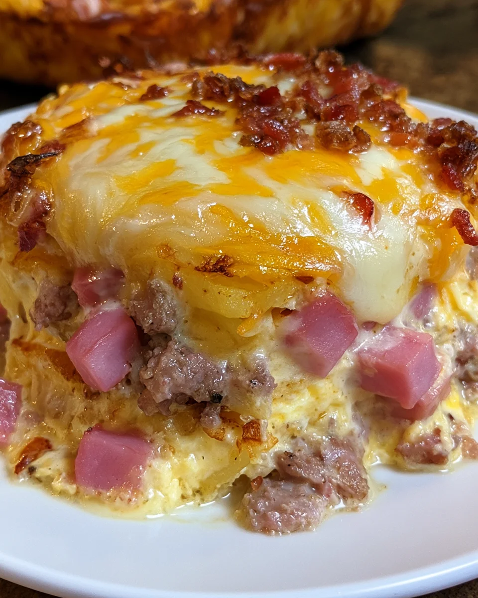 Loaded Breakfast Casserole Bake