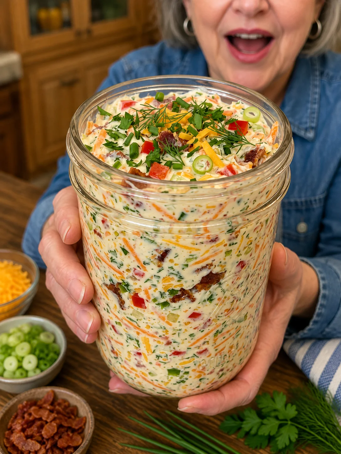 Creamy Ranch Garden Veggie Spread