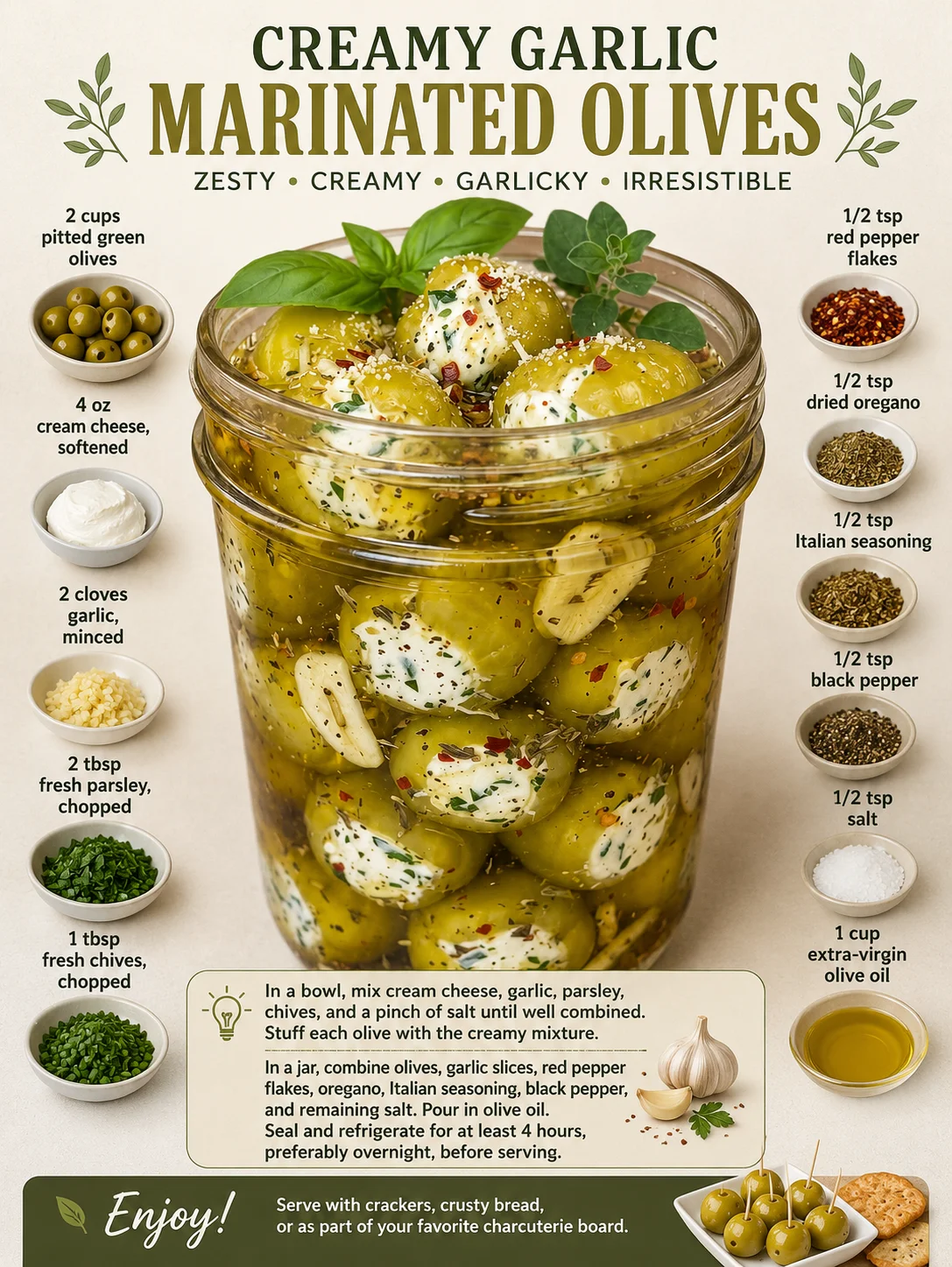 Italian Mozzarella Stuffed Pepperoncini
