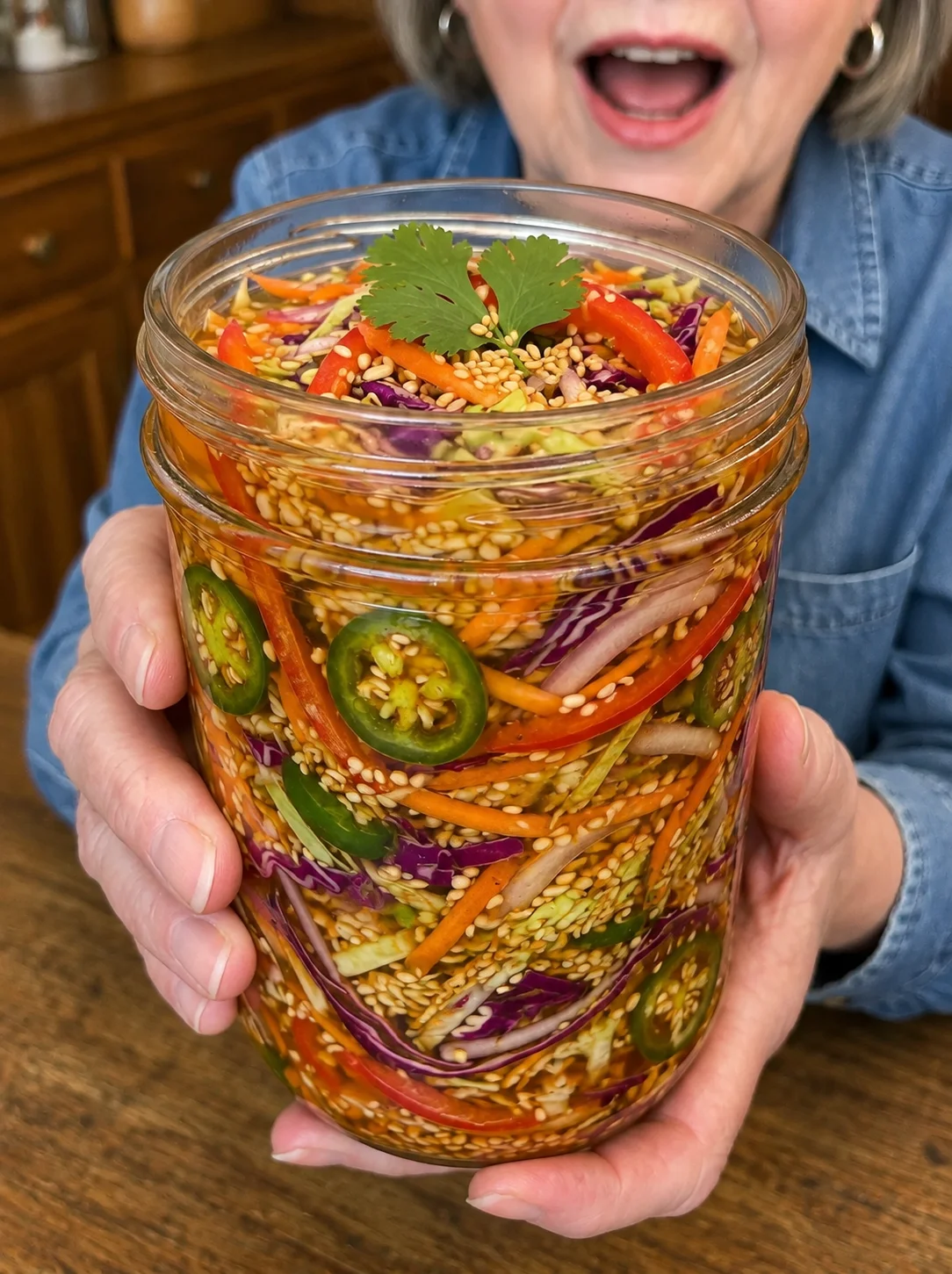 Sweet Chili Pickled Asian Slaw