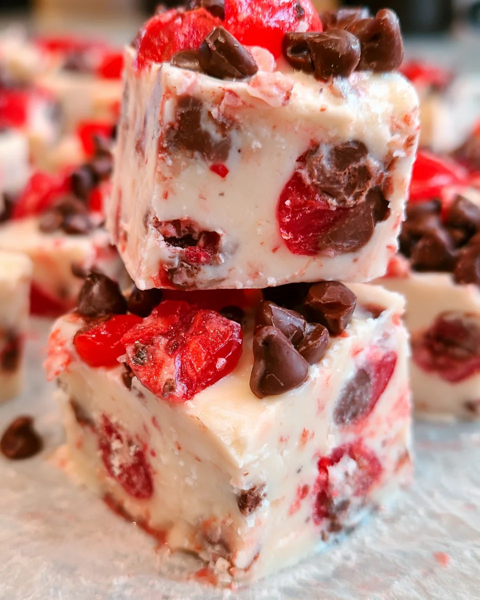 Cherry Garcia Fudge