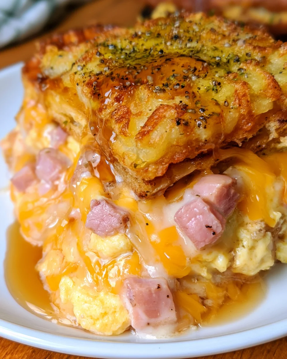 Ham Hash Brown Casserole