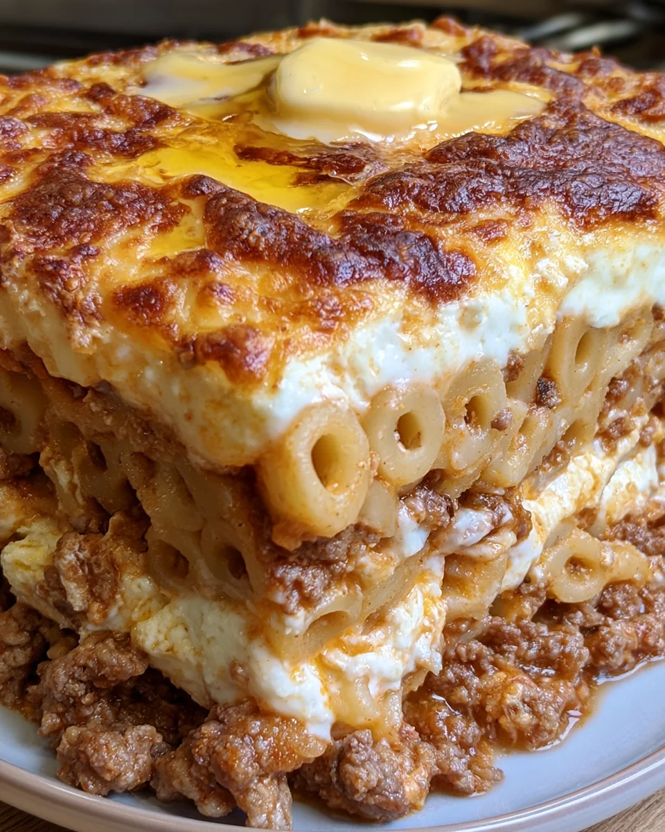 Authentic Pastitsio Greek Lasagna