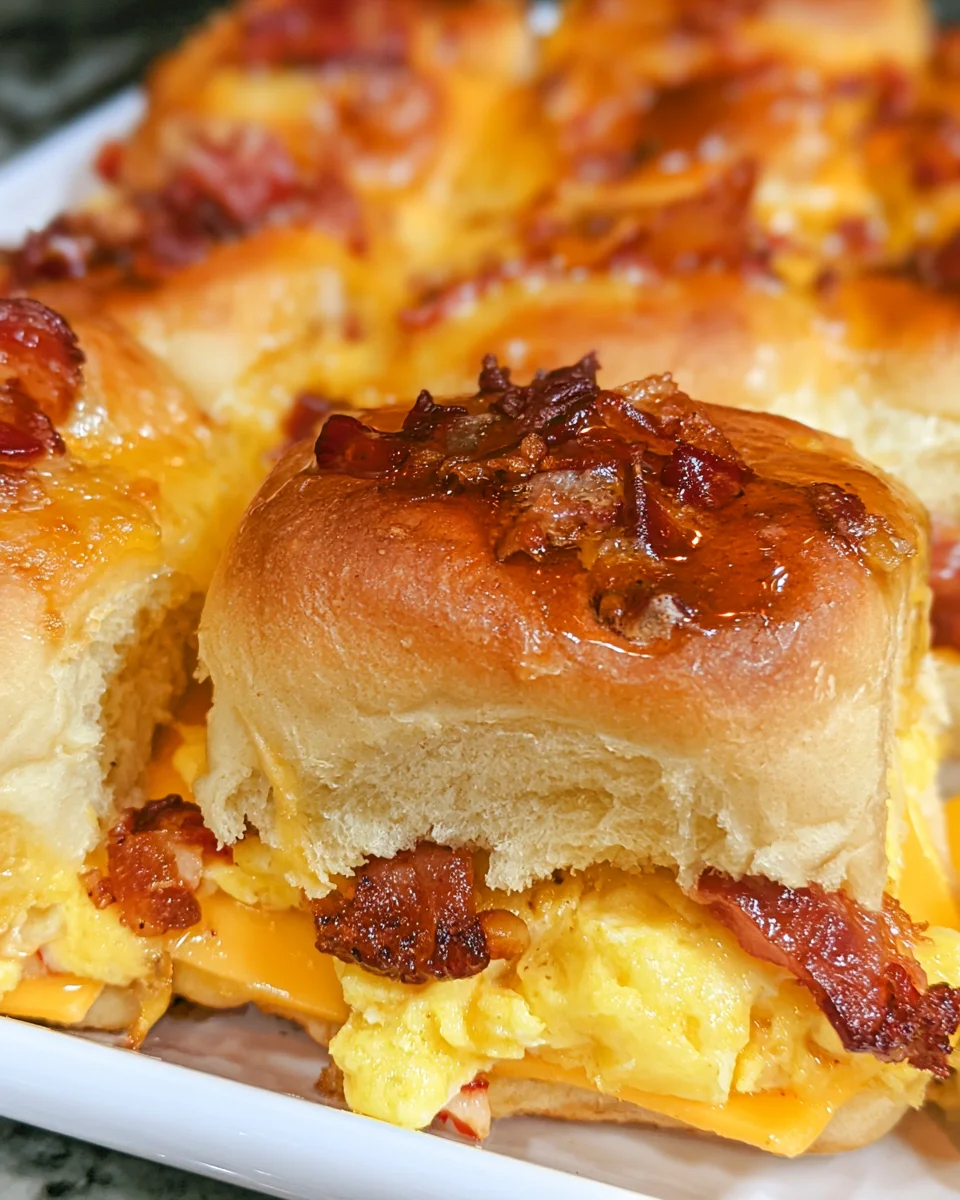 Hawaiian Roll Breakfast Sliders