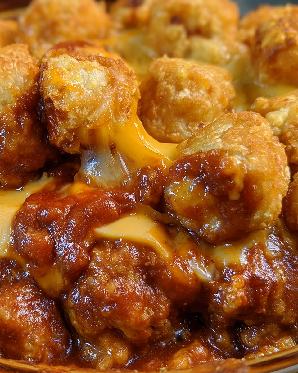 Crock Pot Sloppy Joe Meatball Casserole