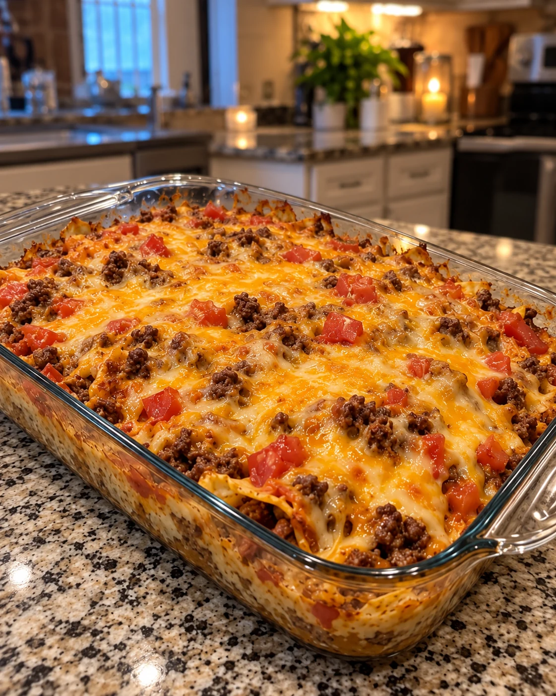 Cheesy Loaded Taco Casserole