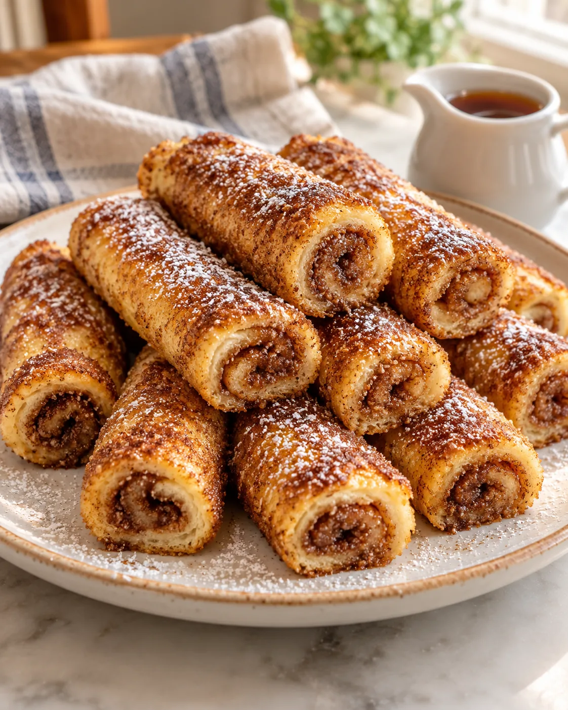 Cinnamon French Toast Roll-Ups