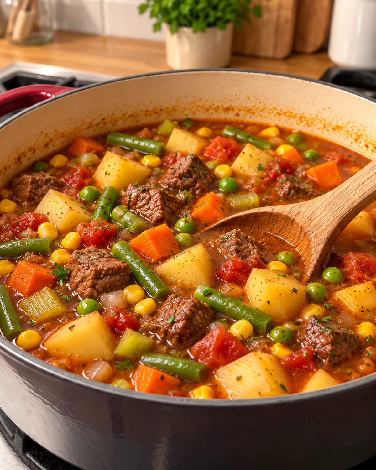 Old-Fashioned Vegetable Beef Soup