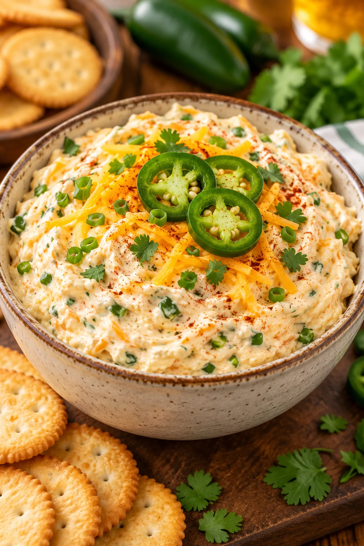 Spicy Jalapeño Cheddar Cream Cheese Spread